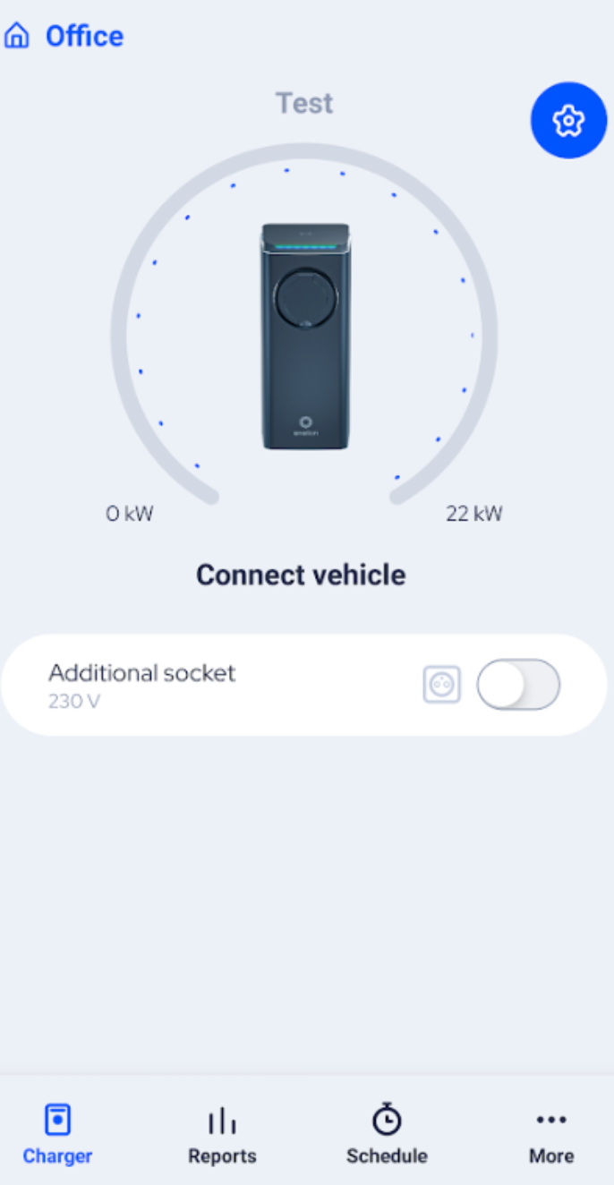 EV charging station Type 2 (Enelion Lumina 4G, 22kW)